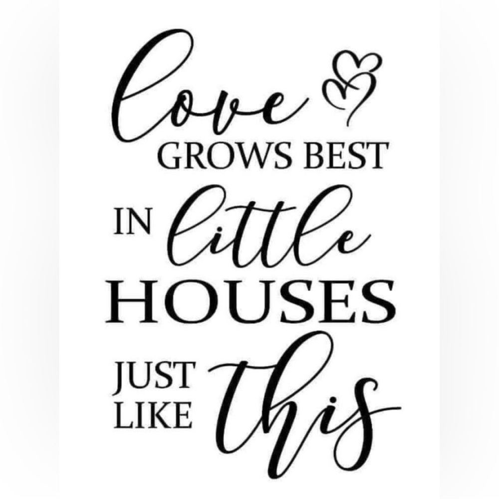 Kitchen decor towel “Love Grows” 16x26